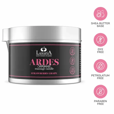 Intimateline Luxuria masažna sveća grožđe sa shea puterom 80g