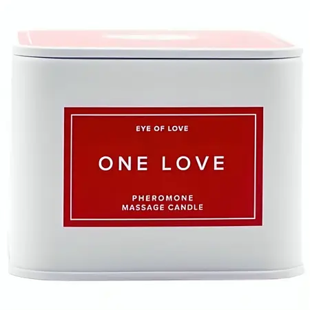 Eye of Love One Love masažna sveća 150ml – aroma citrusne ruže i jasmina