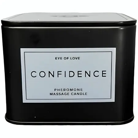 Eye of Love Confidence masažna sveća za muškarce 150ml – aroma mošusa i jasmina