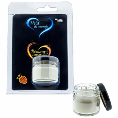 Taloka masažna sveća miris jagode 30ml – Hranljiva formula