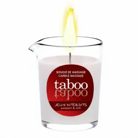 RUF Taboo masažna sveća aroma divljeg lišaja 60g – prirodno ulje za muškarce
