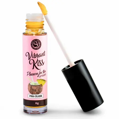 Secret Play Vibrant Kiss lip gloss Pina Kolada 6g – jestiv, efekat vibriranja