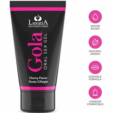 Intimateline Luxuria oralni gel višnja 50ml – aromatizovana hidrirajuća formula