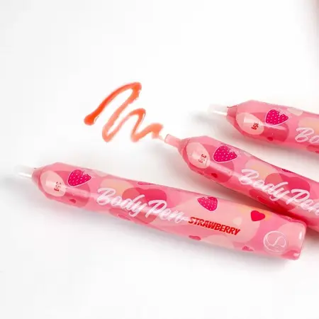 Secret Play Edible Body Art Pen Strawberry Flavour 35g - Creative Skin Marker