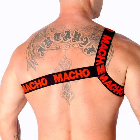 Macho Roman pojas crveni L/XL – podesivi elastični uniseks dodatak za telo