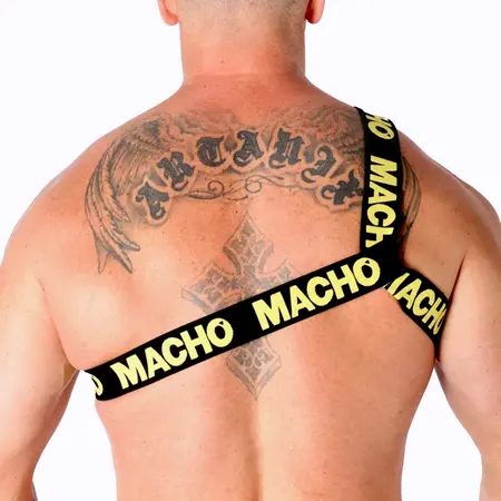 Macho Roman pojas žuti L/XL – podesivi modni dodatak
