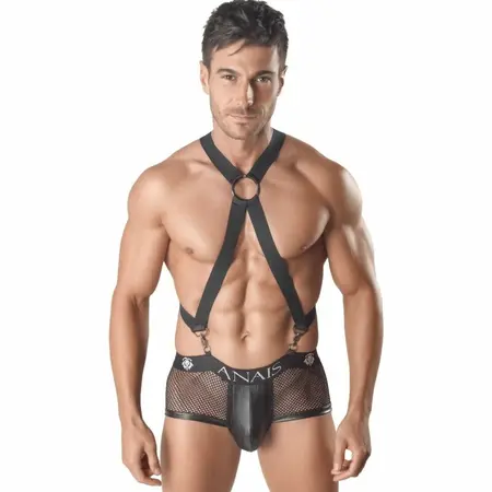 ANAIS Men AXEL Model 1 Black Body Harness L/XL Adjustable European Design