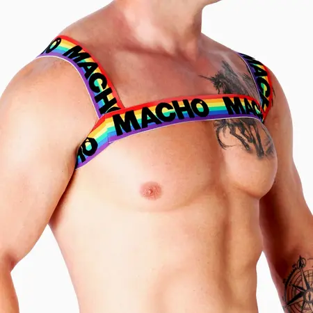 MACHO Double Harness Pride Limited - Adjustable Elastic Fashion Accessory