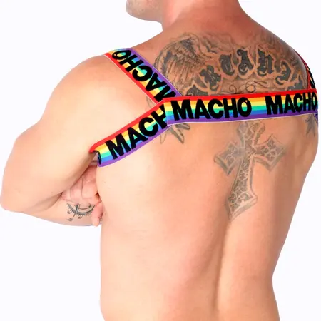 MACHO Double Harness Pride Limited - Adjustable Elastic Fashion Accessory
