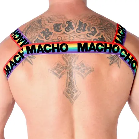 MACHO Double Harness Pride Limited - Adjustable Elastic Fashion Accessory