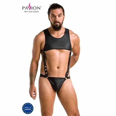 Passion Adam Body crni L/XL – moderan bodi sa Oeko-Tex materijalima