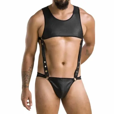 Passion Adam Body crni L/XL – moderan bodi sa Oeko-Tex materijalima