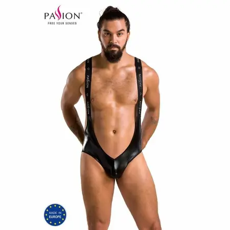 Passion Body Bruno crni L/XL – elegantan mrežasti lingerie bodi