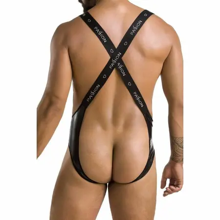 Passion Body Bruno Black S/M - Elegantan poluprovidni bodi