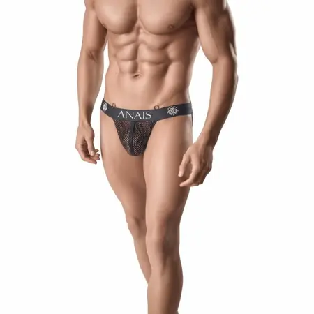 ANAIS MEN Ares Jock Strap III 3XL Black - Breathable Net Design