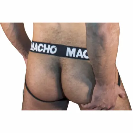 Macho MX25NN Jockstrap Crna XL - Poluprovidna, Elastična Podrška
