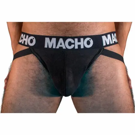 Macho MX25NN Crni Jockstrap S - Poluprovidna, Elastična Podrška
