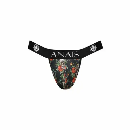 Anais Men Power Jock Strap S - Modern Rose & Skull Print, Soft Modal
