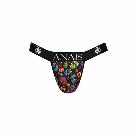 ANAIS MEN Mexico Jock Strap XL - Floral Print, Soft Modal, Wide Waistband