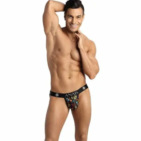 Anais Men Mexico Jock Strap S - Floral Print, Soft Modal, Wide Waistband