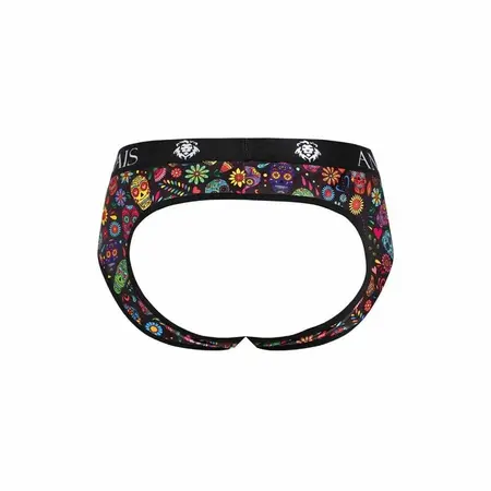 ANAIS MEN Mexico Jock Bikini L - Cvetni Print, Otvorena Leđa, Meka Modal