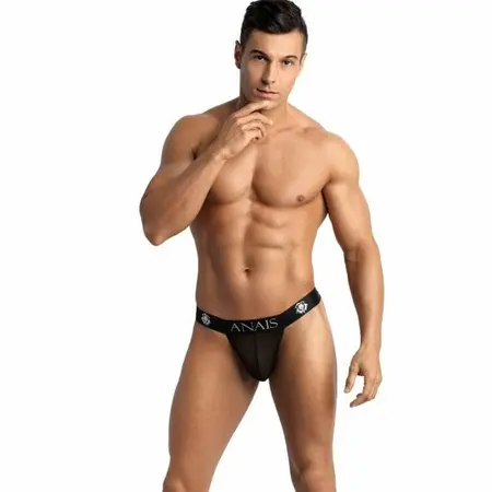 Anais Eros Men's Jock Strap S - Black Tulle, Bold Cut, European Quality