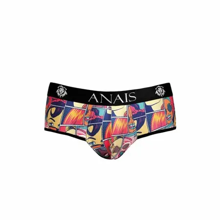 ANAIS Men Comics Jock Bikini S - Igrivi Strip Print, Dizajn Otvorenih Leđa