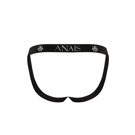 Anais Men Chill Jock Strap XL - Black Mesh, Holiday Palms Print, Premium Fit