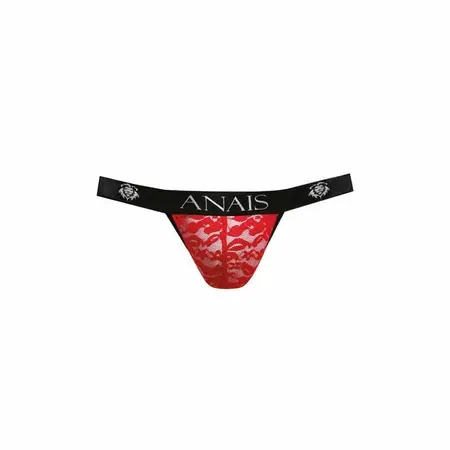 Anais Men Brave Jockstrap Red Lace Floral L - Anatomical Fit