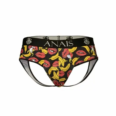 Anais Men Banana Jock Bikini S - Igrive Likra Gaćice, Print Banana