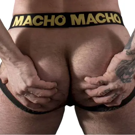 Macho MX25AC Jockstrap Žuta Sintetička Koža M
