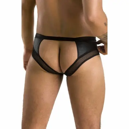 Passion 030 Open Slip Crni L/XL - Premium Dekorativni Veš