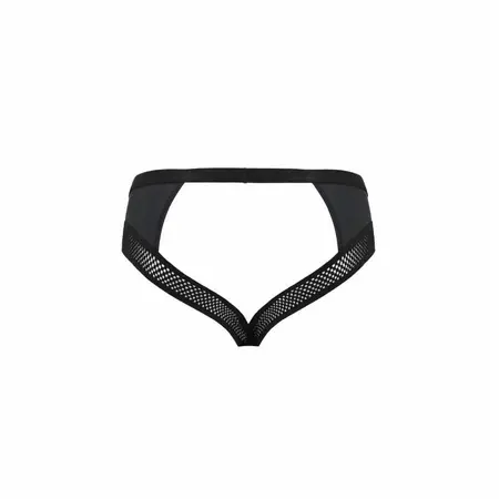 Passion 030 Open Slip Crni L/XL - Premium Dekorativni Veš