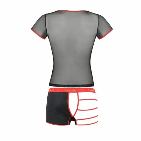 Passion Set 055 Mark Crni L/XL - Moderni Dekorativni Veš Proizveden u EU