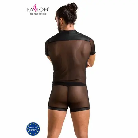PASSION Michael Crni Set S/M - Moderni Poliuretanski Veš Proizveden u EU