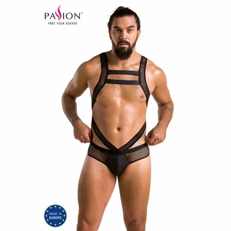 Passion Victor 045 Body Black S/M - Elegant Bodysuit EU Quality