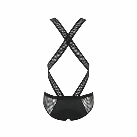 Passion Victor 045 Body Black S/M - Elegant Bodysuit EU Quality