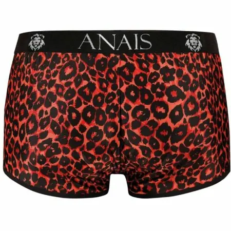 Anais Men Tribal Boxer XL - Sporty Fit, Red Animal Print Microfiber