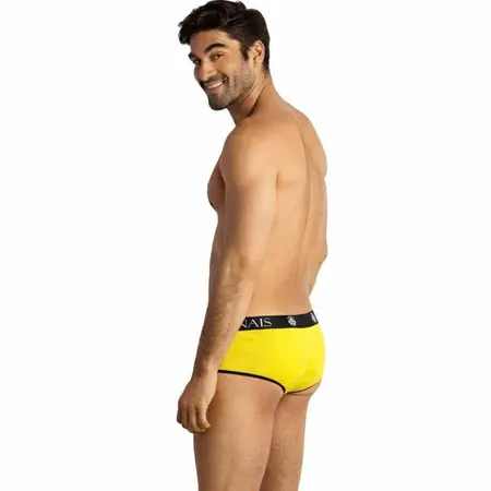 Anais Men Tokio Brief Yellow S - Sporty European Modal Underwear