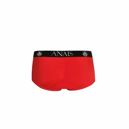 ANAIS Men SOUL Brief L - Red Microfiber, Sporty Fit, Black Trim