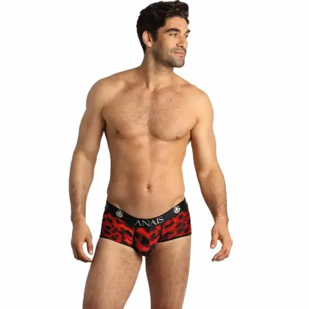 ANAIS MEN SAVAGE Sportske Gaćice XL Crveni Animal Print Mikrofiber