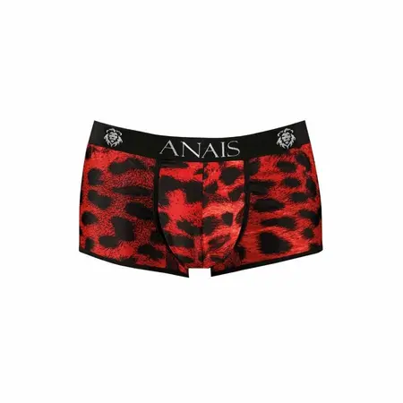 Anais Men SAVAGE Boxer Shorts L Red Microfiber Animal Print
