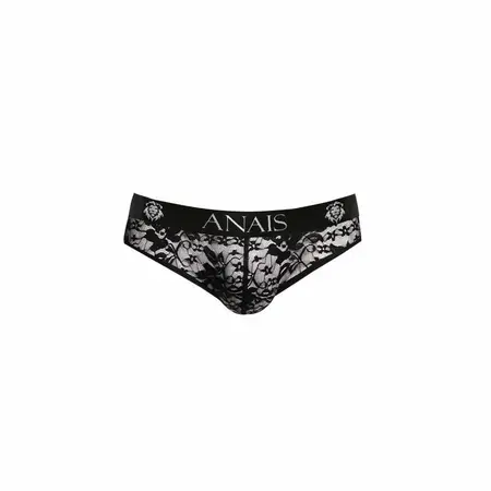 ANAIS MEN Romance Slip XL - Black Floral Lace Comfortable Briefs