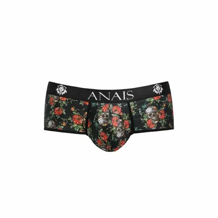 ANAIS MEN Power Brief L - Sportski Kroj, Ruže i Lobanje Print, Meka Modal Mešavina