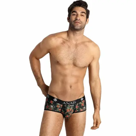 ANAIS MEN Power Brief M - Sportski Kroj, Ruže i Lobanje Print, Modal Mešavina
