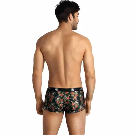Anais Men Power Boxer XL - Sporty Fit, Rose & Skull Print, High-Quality Fabric
