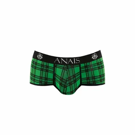 ANAIS MEN Magic Brief M Green-Black Checkered Lycra Underwear