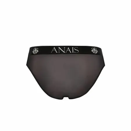 ANAIS MEN Eros Slip L - Black Tulle Men’s Briefs, Wide Waistband