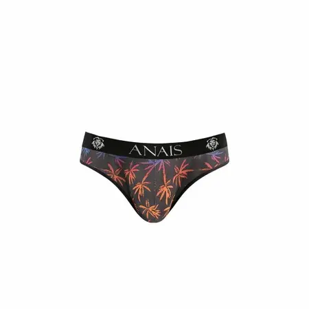 ANAIS MEN CHILL Slip S - Crne til gaćice sa šarenim printom