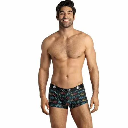ANAIS MEN Benito Boxer Shorts S - Sportski kroj, premium tkanina, crna